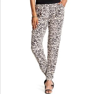 Joie - Salma Leopard Print Silk Joggers